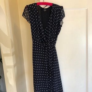 Wrap Poke a dot dress